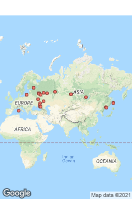 Russian Federation Divecenter map