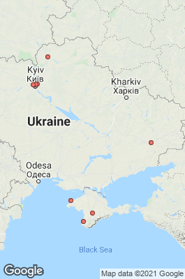 Ukraine Divecenter map