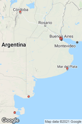 Argentina Divecenter map