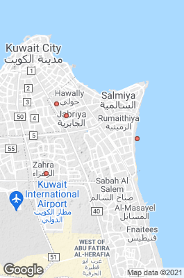 Kuwait Divecenter map