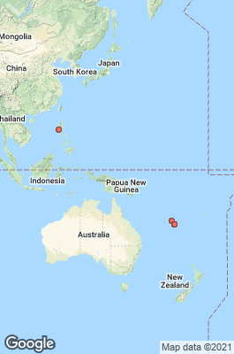 New Caledonia Divecenter map