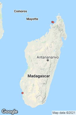 Madagascar Divecenter map
