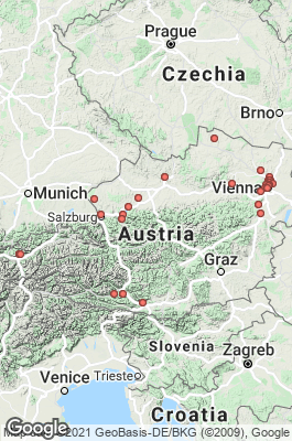 Austria Divecenter map