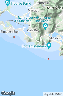 Sint Maarten Divecenter map