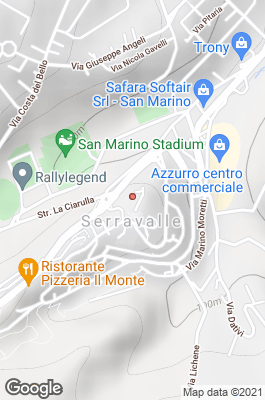 San Marino Divecenter map