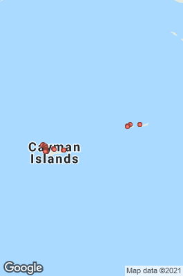 Cayman Islands Divecenter map