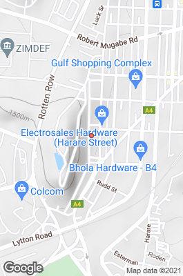 Zimbabwe Divecenter map