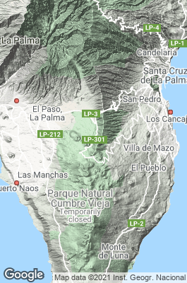 La Palma Divecenter map