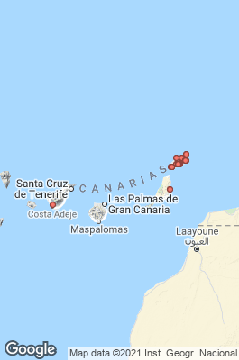 Lanzarote Divecenter map