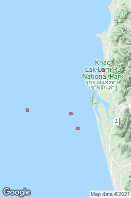 Khao Lak Divecenter map