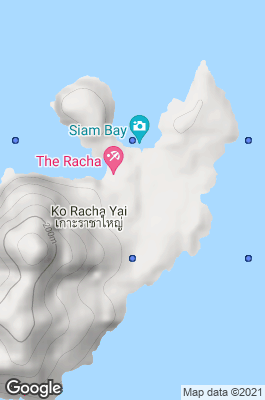 Koh Racha Yai Dive site map