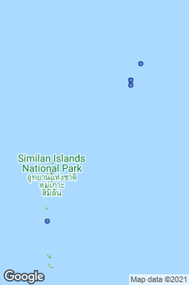 Koh Bon Dive site map