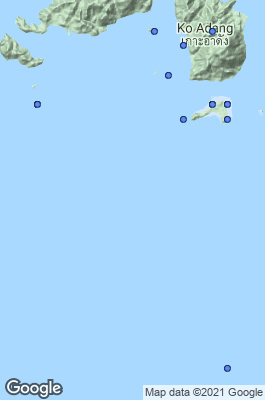 Mu Koh Tarutao National Marine Park Dive site map