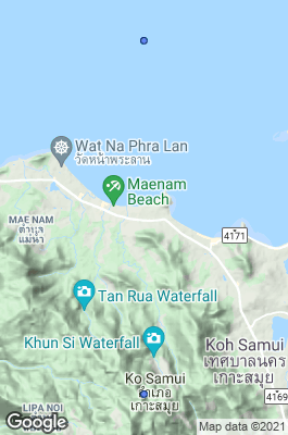 Koh Samui Dive site map