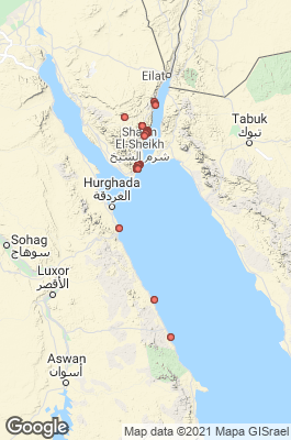 Dahab Divecenter map