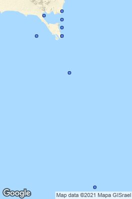 Ras Muhammad National Park Dive site map