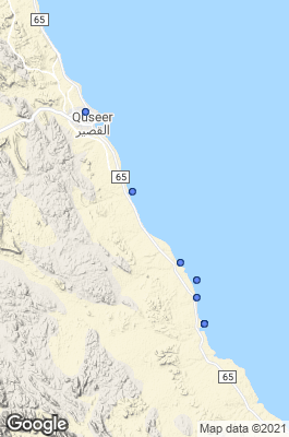 Quseir (Quseer) Dive site map