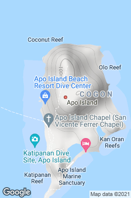 Apo Island Divecenter map