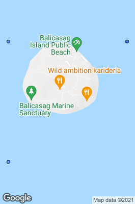 Balicasag Island Dive site map