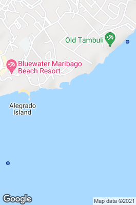 Mactan Island Dive site map
