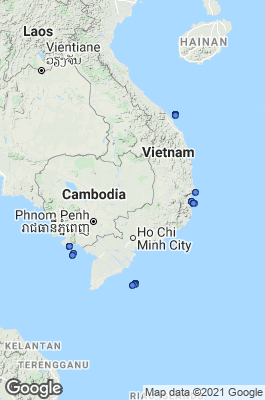 Vietnam Dive site map