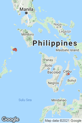 Coron Divecenter map