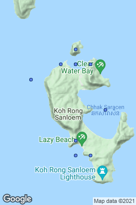 Koh Rong Sanloem Dive site map