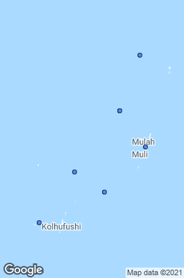 Meemu Atoll (Mulaku) Dive site map