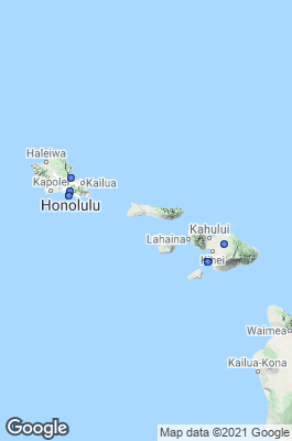 Hawaii Dive site map