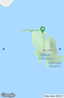 La Ciotat Dive site map