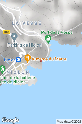 Niolon Divecenter map