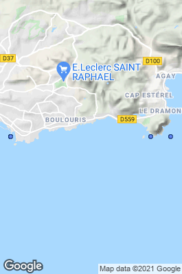 Saint-Raphaël Dive site map
