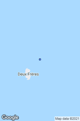 Two Brothers Islands (Les Deux Frères) Dive site map