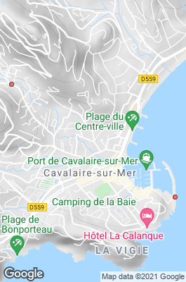 Cavalaire-sur-Mer Divecenter map