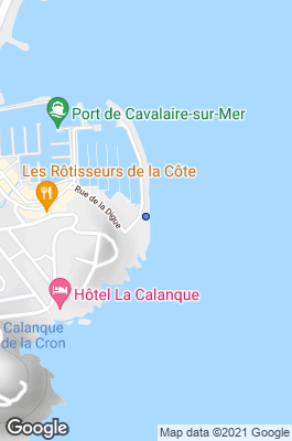 Cavalaire-sur-Mer Dive site map