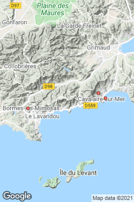 Ramatuelle Divecenter map
