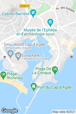 Agde Divecenter map