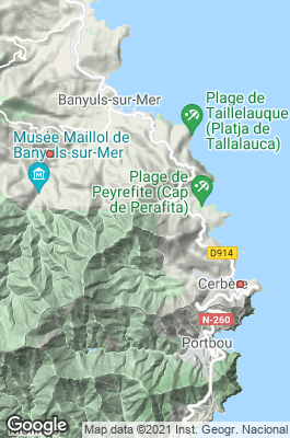 Banyuls-sur-Mer Divecenter map