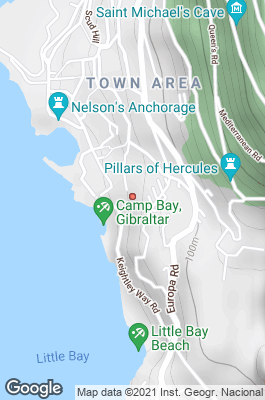 Gibraltar Divecenter map
